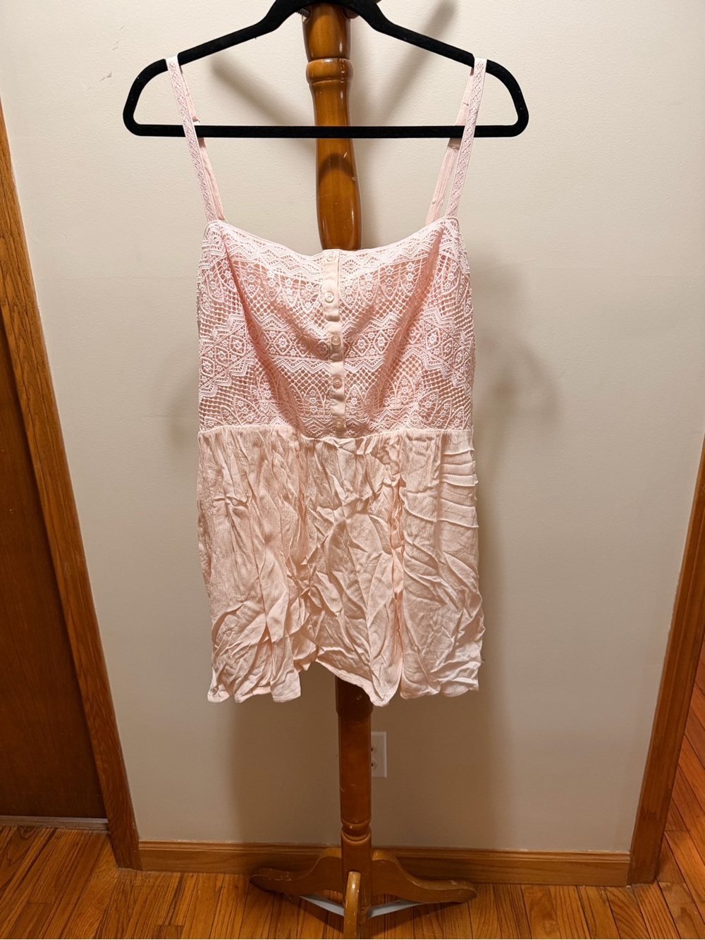 Peach flowy tank from Torrid
